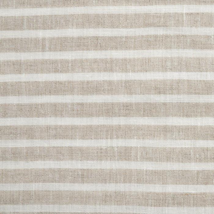 100% French Flax Linen Railroad Stripe Reversible Swatch