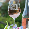 21st Birthday - Jeweled Stemmed Wine Glass