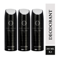 Armaf Club De Nuit Intense Man Deodorants for Men - 200ML Each (Pack of 3)