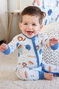 Ballpark Bros Convertible Zip Romper by Caden Lane