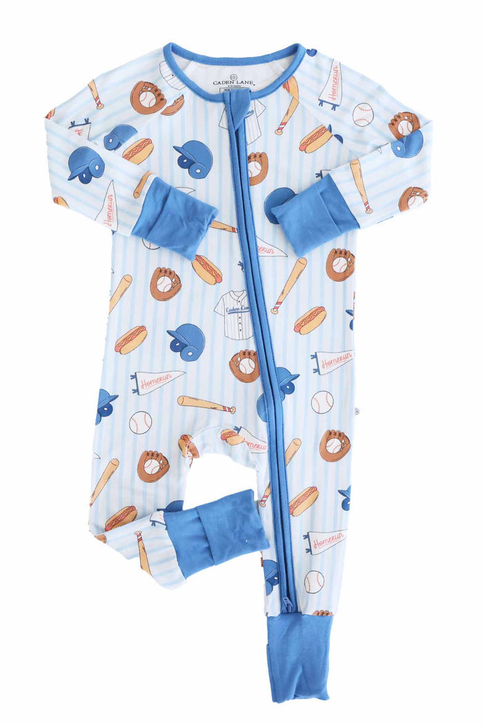 Ballpark Bros Convertible Zip Romper by Caden Lane