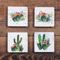 Cactus Blooms Coaster, Set of 4 Coaster