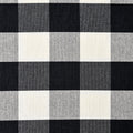 Camille Buffalo Check Woven Swatch, Black Swatch