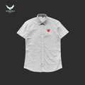 CDG Play Shirt – Grey Red Heart - ESSENTIALS EGYPT