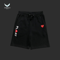 CDG Play Shorts – Heart Patch Black - ESSENTIALS EGYPT