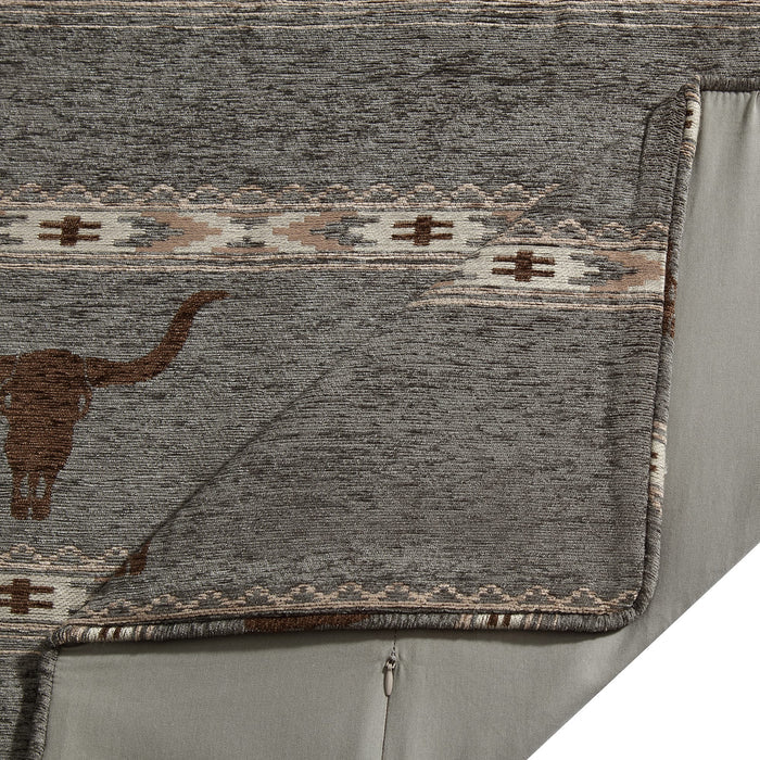 Chisholm Longhorn Chenille Jacquard Bedding Set