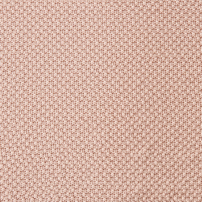 Cotton Knit Blanket Throw