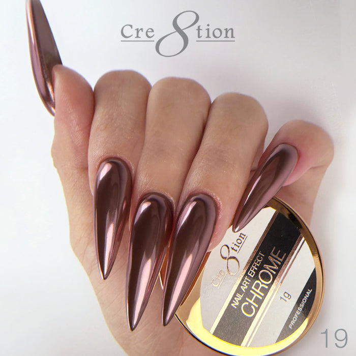 Cre8tion Nail Art - Chrome Effect 1g 67 Colors 6 jars/pack