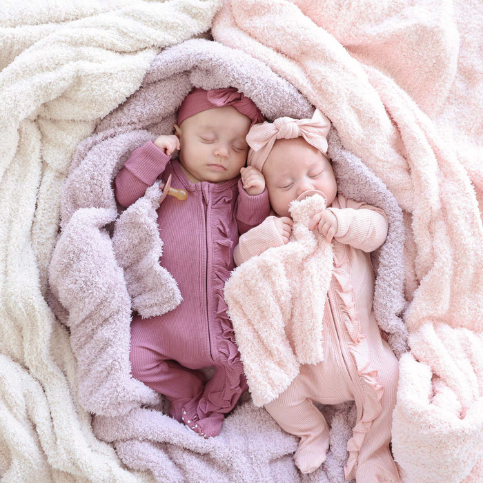 CuddleLane™ Luxe Baby Blanket (40" x 30") / Dusty Purple