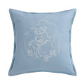 Desert Bronc Rider Denim Embroidery Pillow