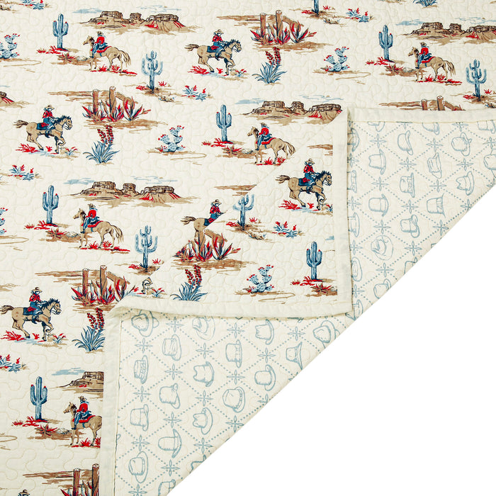Desert Trail Reversible Quilt Set