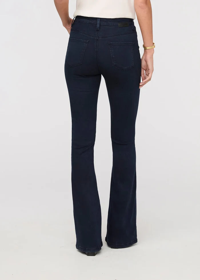 DU/ER NO SWEAT DENIM HIGH RISE FLARE