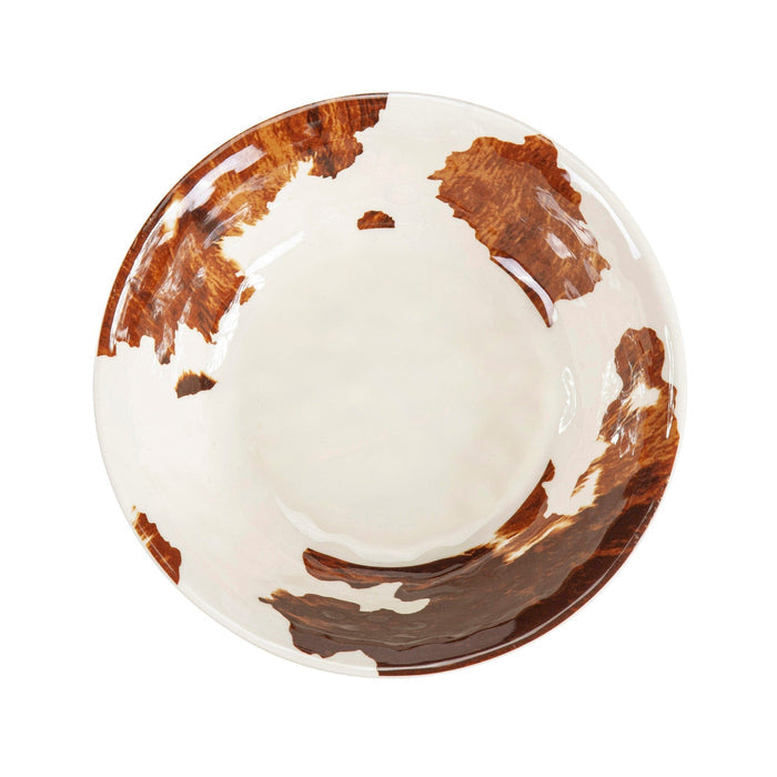 Elsa Cowhide Design 14PC Melamine Dinnerware Set