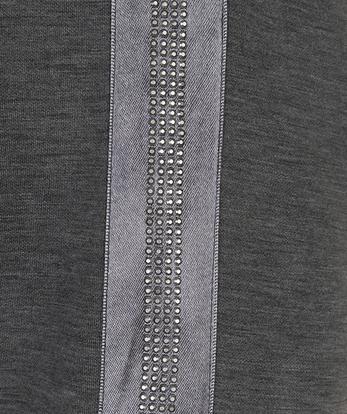 ESQUALO SWEATER MODAL RHINESTONE