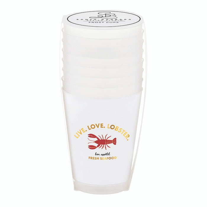 Frost Cups - Live Love Lobster