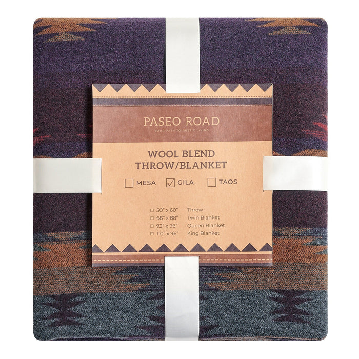 Gila Wool Blend Blanket Set