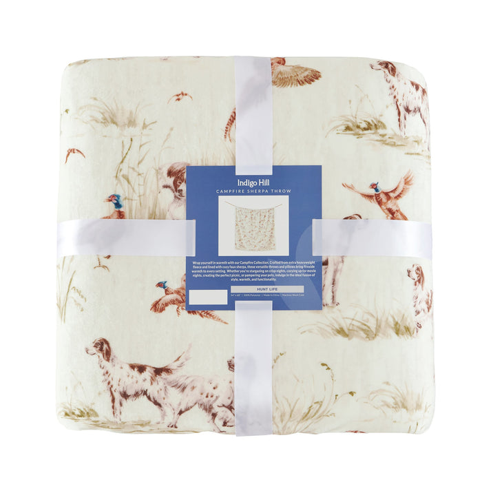 Hunt Life Campfire Sherpa Throw