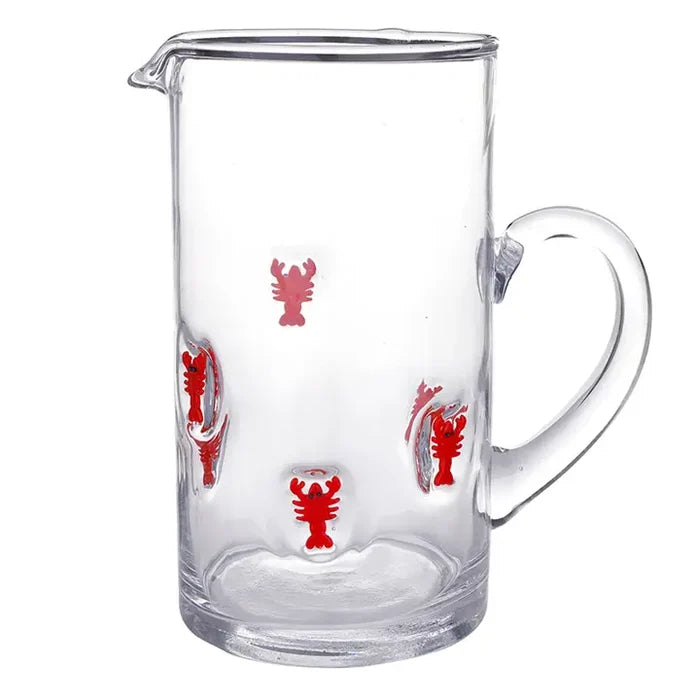 Icon Glass Pitcher - Lobster