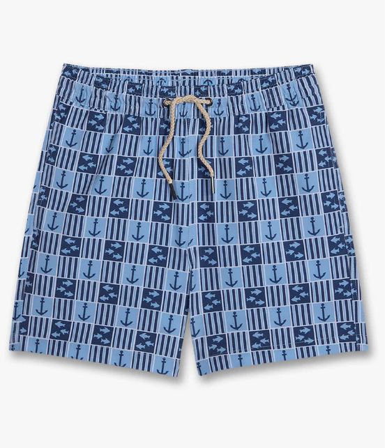 Kids Bayberry Trunk- Nautical Tiles by Fair Harbor