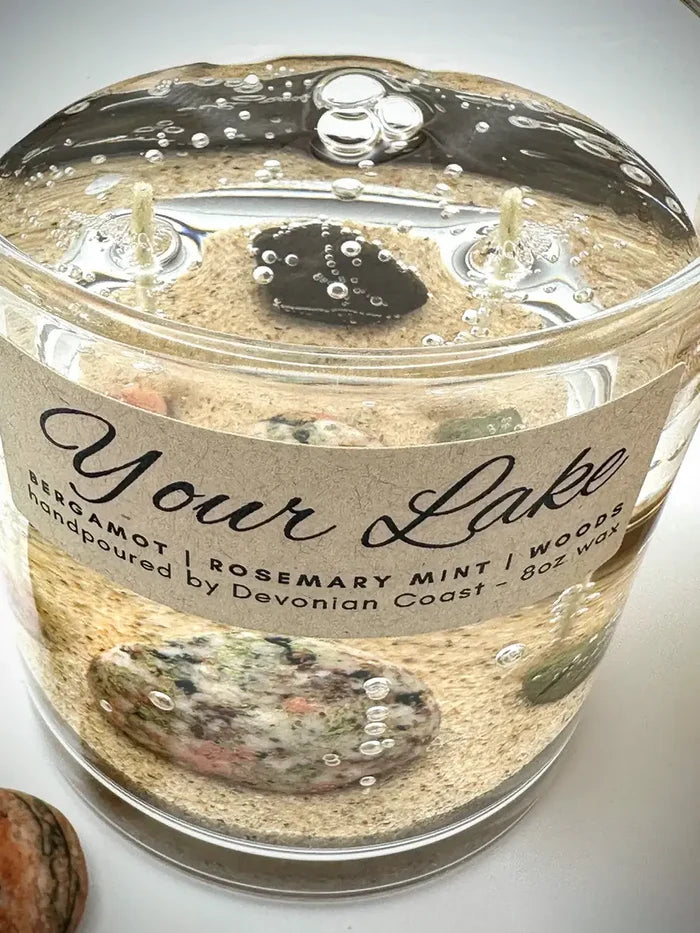 Lake Minnetonka Gel Candle:  Stacked Stones