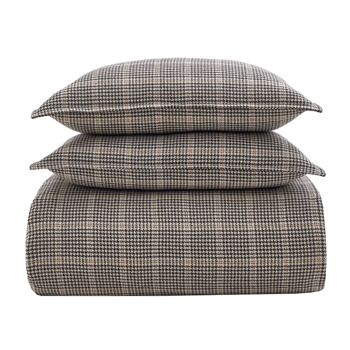 Laramie Houndstooth Concho Trim Bedding Set