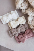 Large Knit Bow: Mulberry by Caden Lane