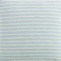 Larkspur 100% Slub Linen Prairie Stripe Ruffled Euro Sham