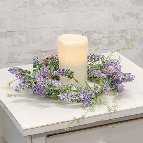 Lavender Herb Candle Ring