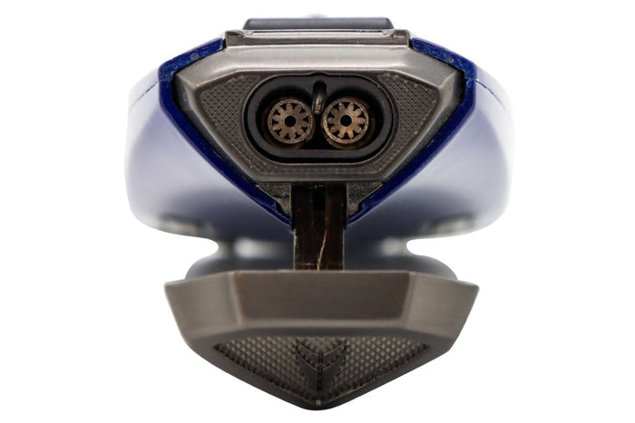 Lotus Mariner Blue Twin Torch Lighter with Punch - 24-7530