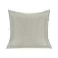 Single Flanged Washed Linen Pillow Light Gray Pillow
