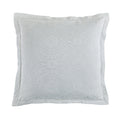 Medallion Matelassé Woven Euro Sham Gray Sham