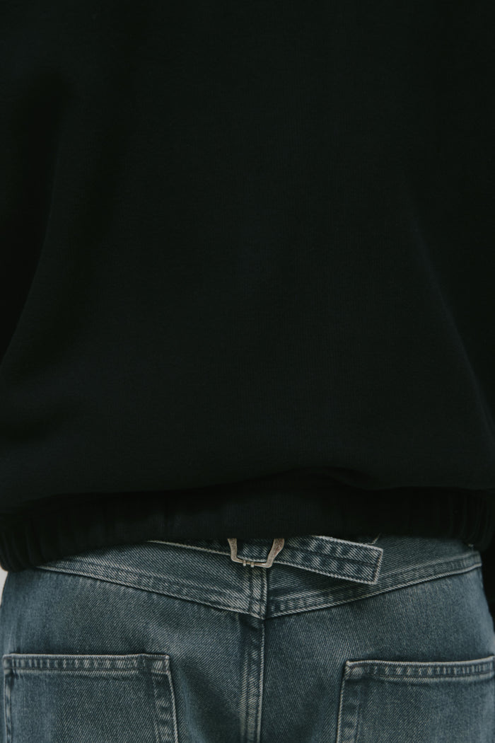 Men's Cozy Zip Hoodie in Black