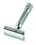 Merkur 34C Double Edge Safety Razor, Straight Cut, Extra Thick Handle, Chrome - MK34001