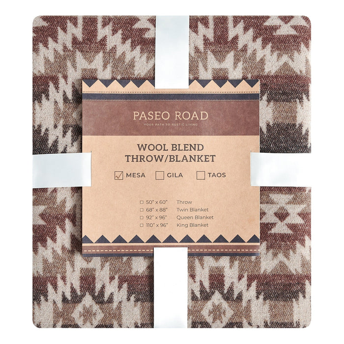 Mesa Wool Blend Blanket Set