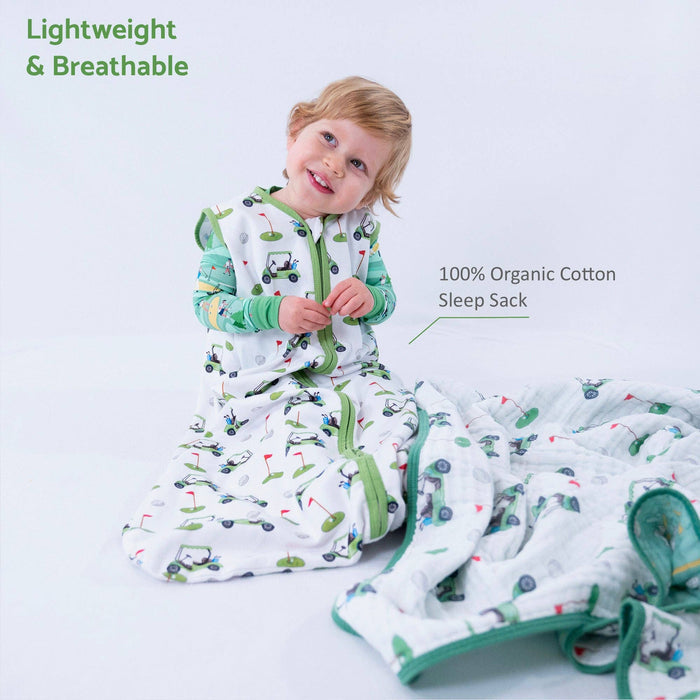 Organic Cotton Sleep Sack-  Golf A Round