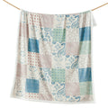 Patchwork Paisley Campfire Sherpa Throw Throw
