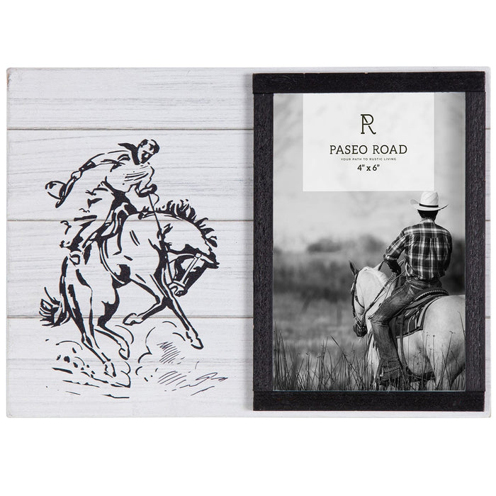 Ranch Life Bronc Rider Picture Frame, 4x6