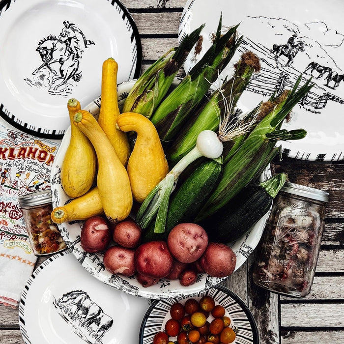 Ranch Life Melamine Serving Platter