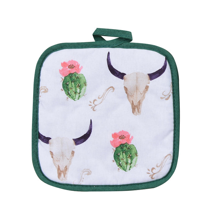 Skull/ Cactus Pot Holder Pot Holder