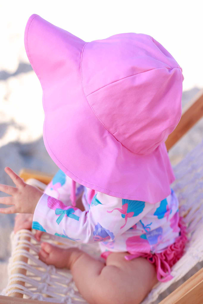 Solid Sun Hat | Pink Sweetie: M by Caden Lane