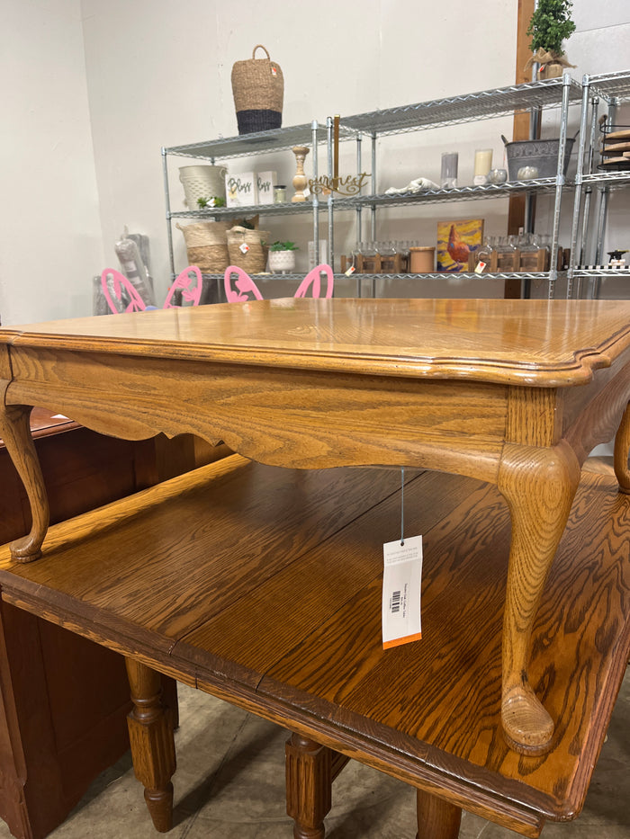 Square Oak Coffee Table