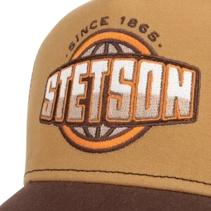 STETSON TRUCKER CAP CLASSIC GLOBE, BROWN