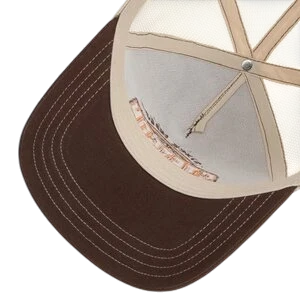 STETSON TRUCKER CAP CLASSIC GLOBE, BROWN