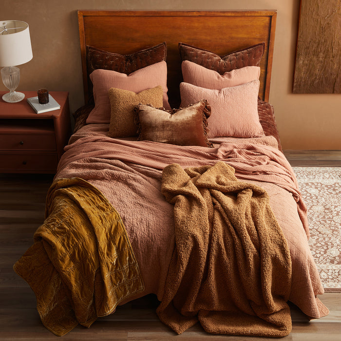 Stonewashed Cotton Gauze Quilt