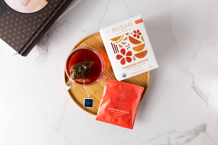 Tangerine Hibiscus Organic Herbal Tea Sachets