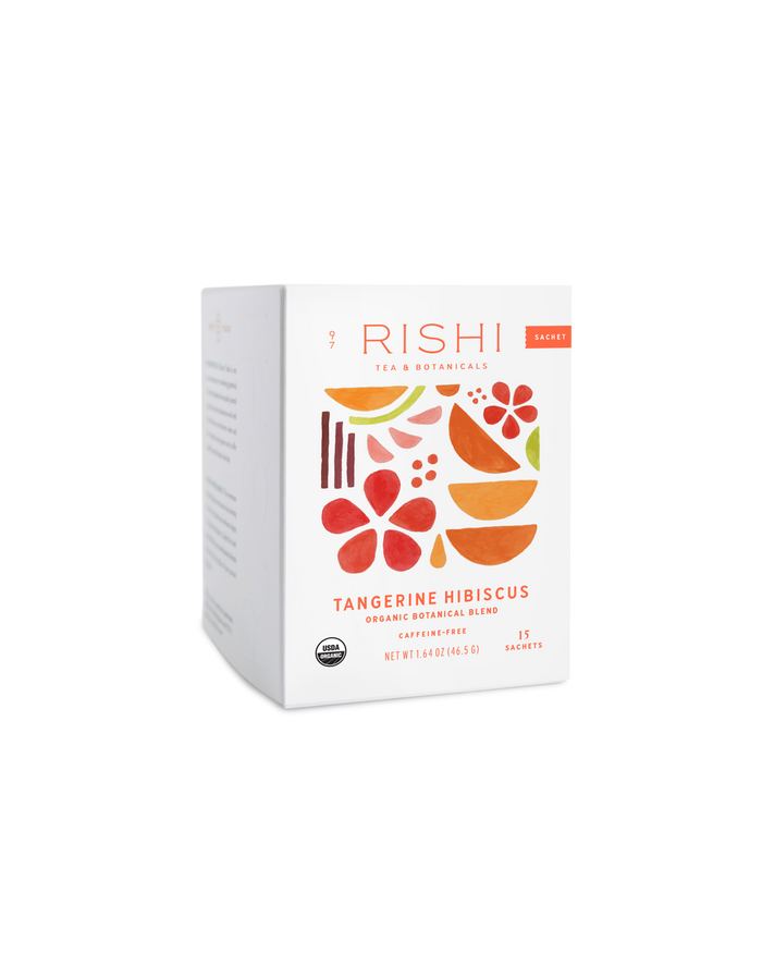 Tangerine Hibiscus Organic Herbal Tea Sachets