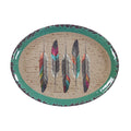 Tossed Feather Melamine Serving Platter Serving Platters