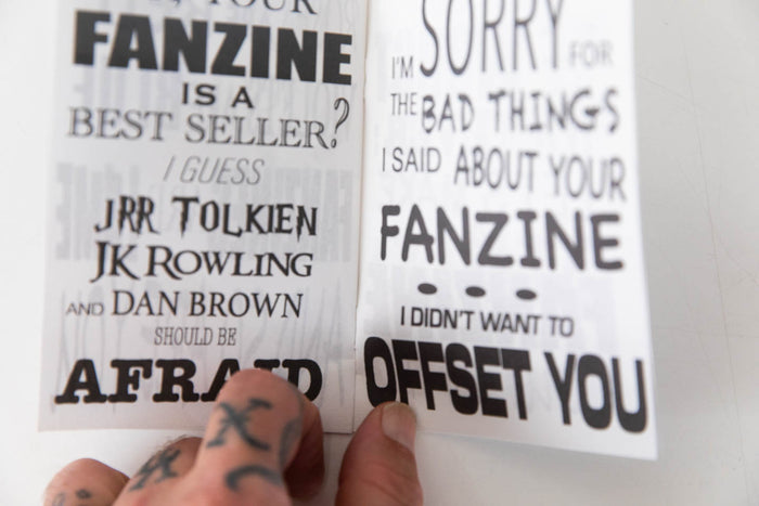UNCUT GEMS | No. 9 Fanzines Are Just (.....)
