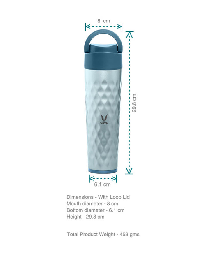 Vaya Drynk 20.2 fl oz Blue, Loop Lid