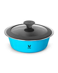 Vaya HauteCase 50.7 fl oz Azure Blue, Glass Lid